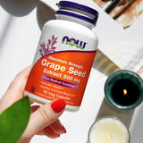 NOW Foods Grape Seed Extract 100g back view