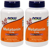 Now Foods High Potency Melatonin 180 capsules front view