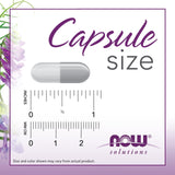 NOW Foods Hyabest® Hyaluronic Acid 50g capsules on a wooden table
