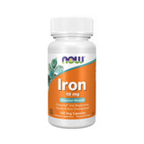 NOW Foods Iron 18 mg 120 Veg Capsules front view
