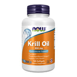NOW Foods Krill Oil 1000mg 60 Softgels front view