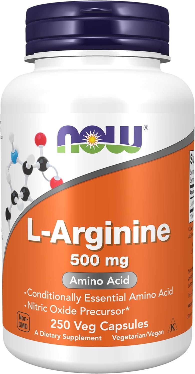 NOW Foods L-Arginine 250g powder front view