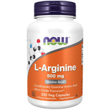 NOW Foods L-Arginine Free-Form Amino Acid Supplement front view