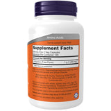 NOW Foods L-Arginine Free-Form Supplement side view