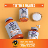 NOW Foods L-Arginine & Ornithine supplement with measuring spoon