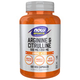 NOW Foods L-Arginine supplement front view with packaging