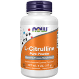 NOW Foods L-Citrulline Pure Powder 113g front view