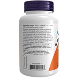 NOW Foods L-Glutamine 500mg 120 Veg Capsules back view