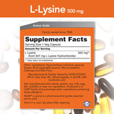 NOW Foods L-Lysine 567g capsule close-up