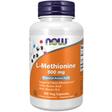 NOW Foods L-Methionine 100g supplement front view