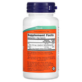 NOW Foods L-OptiZinc Zinc Supplement side view with label