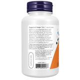 NOW Foods L-Serine 500mg 120 Veg Capsules back view