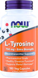 NOW Foods L-Tyrosine 230g front view with label