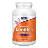 NOW Foods Lecithin Softgels 500mg front view with packaging