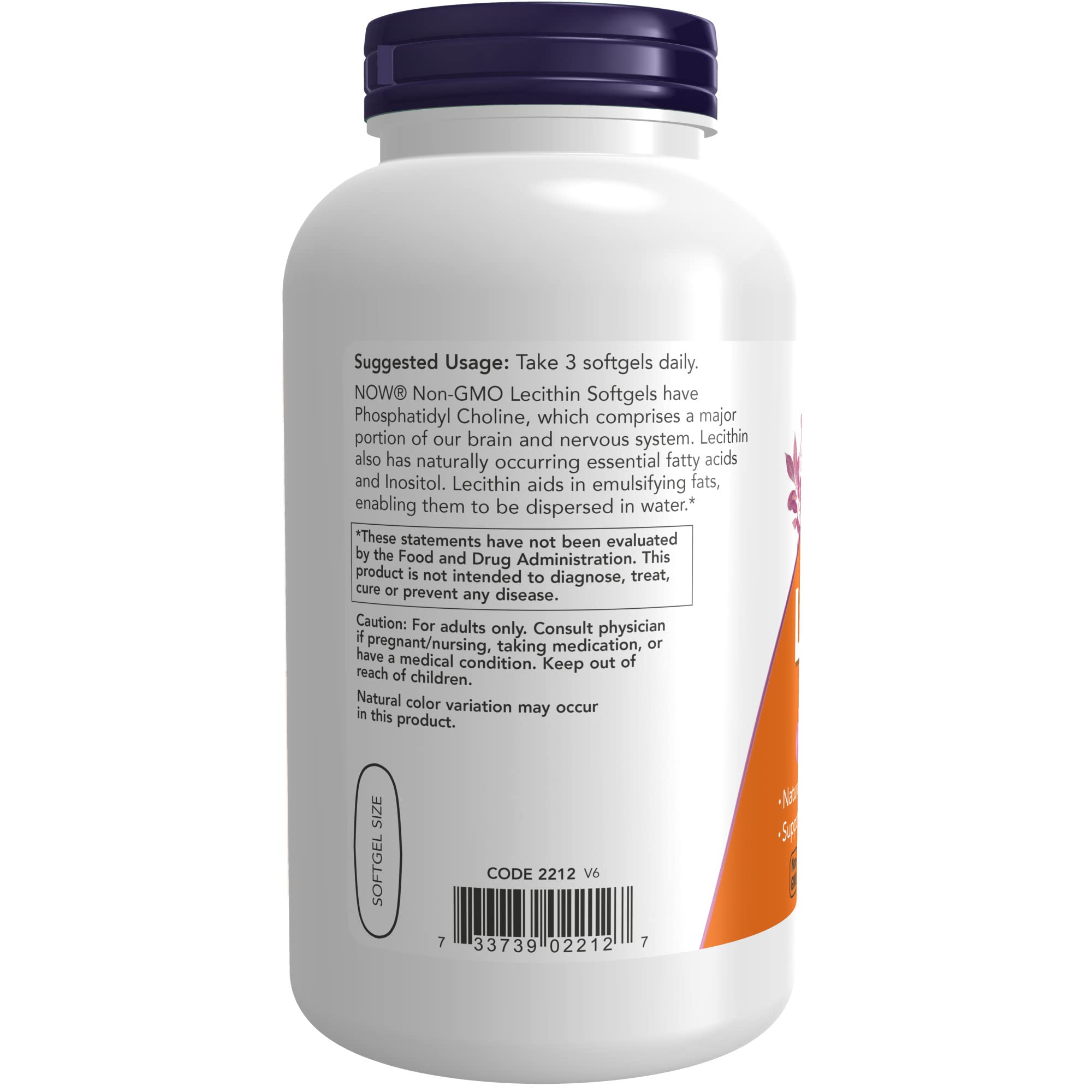 NOW Foods Lecithin Softgels softgels close-up