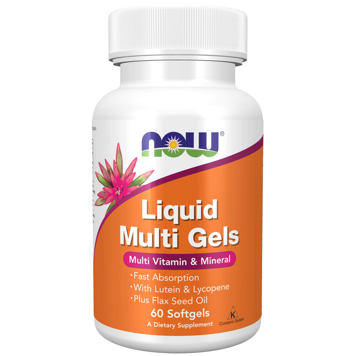 NOW Foods Liquid Multi Softgels front view packaging