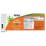 NOW Foods Liver & Regenerator side view with label