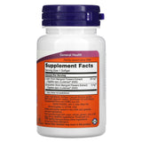 NOW Foods Lutein & Zeaxanthin softgels on a table with a measuring spoon