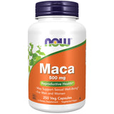 NOW Foods Maca Capsules 500mg front view
