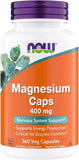NOW Foods Magnesium 495g Capsules front view