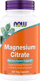 NOW Foods Magnesium Citrate 227g front view