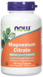 NOW Foods Magnesium Citrate Double Value Pack 240 Vcaps front view