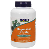 NOW Foods Magnesium Citrate Powder 227g front view