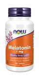 NOW Foods Melatonin 1 mg tablet pack front view