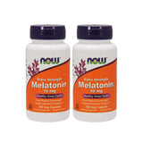 Now Foods Melatonin Extra Strength 10 mg 100 Veg Capsules Pack of 2 front view