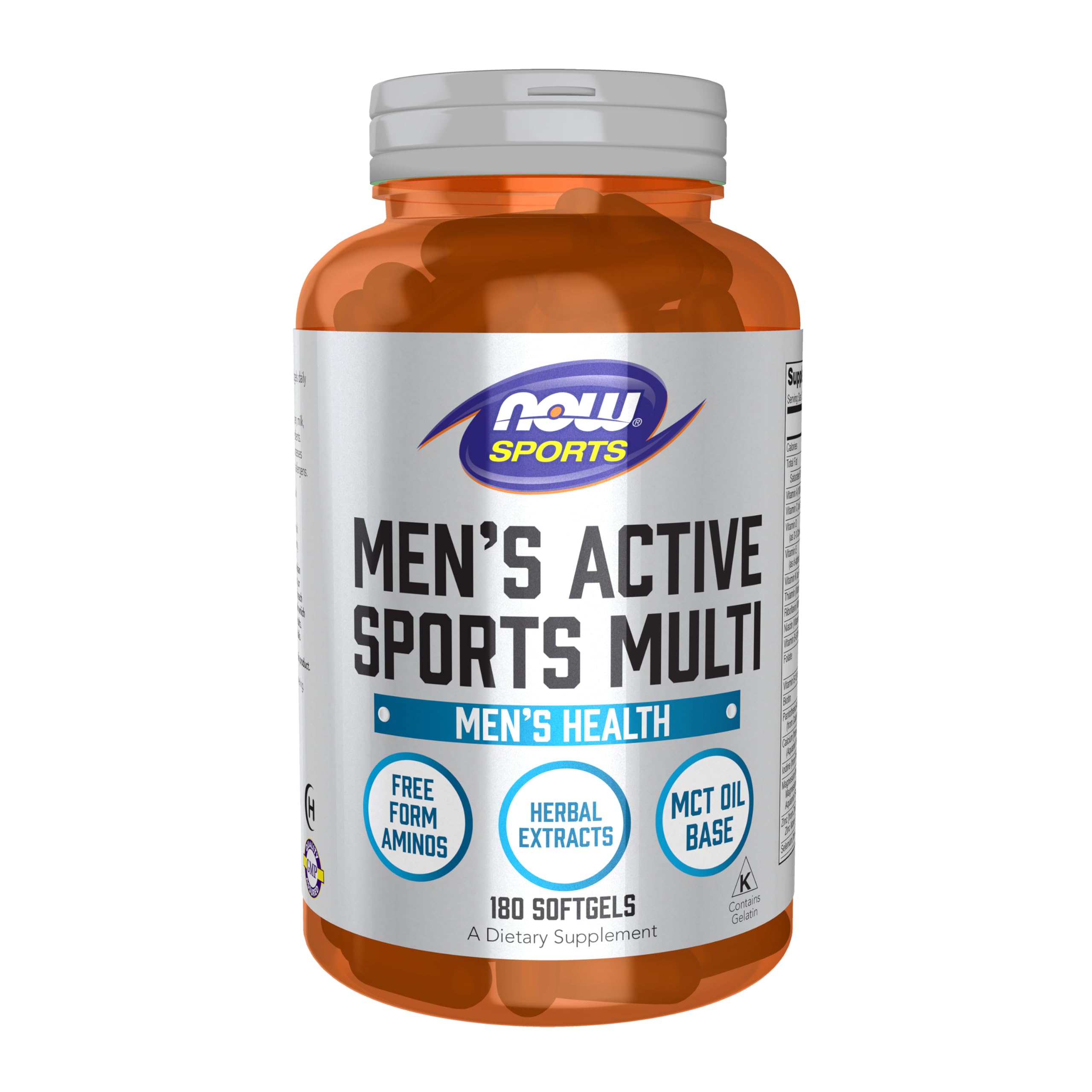 NOW Foods Men's Extreme Sports Multivitamin front view of packaging
