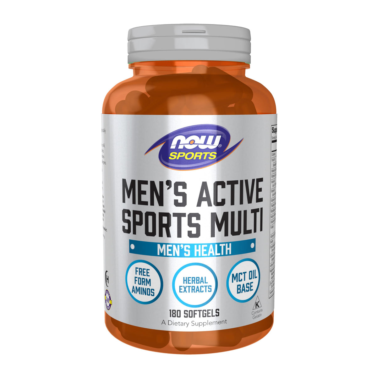 NOW Foods Men's Extreme Sports Multivitamin front view of packaging