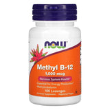 NOW Foods Methyl B-12 1000mcg lozenges front view