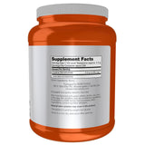 NOW Foods Micronized Creatine Monohydrate 1170g back view with nutritional information