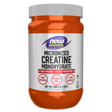 NOW Foods Micronized Creatine Monohydrate 500g powder front view