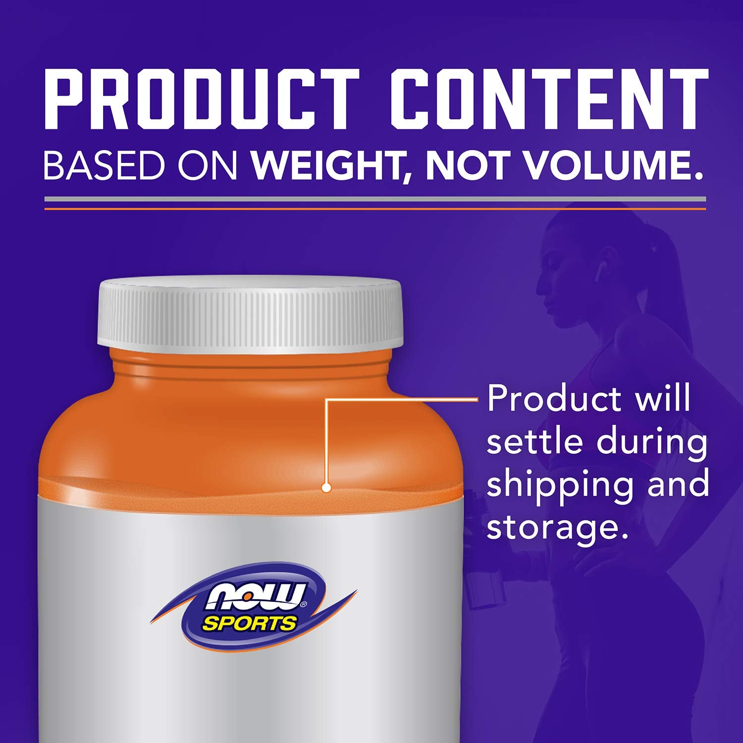 NOW Foods Micronized Creatine Monohydrate 500g powder scoop