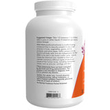 NOW Foods MSM Powder 522g back view with ingredient details