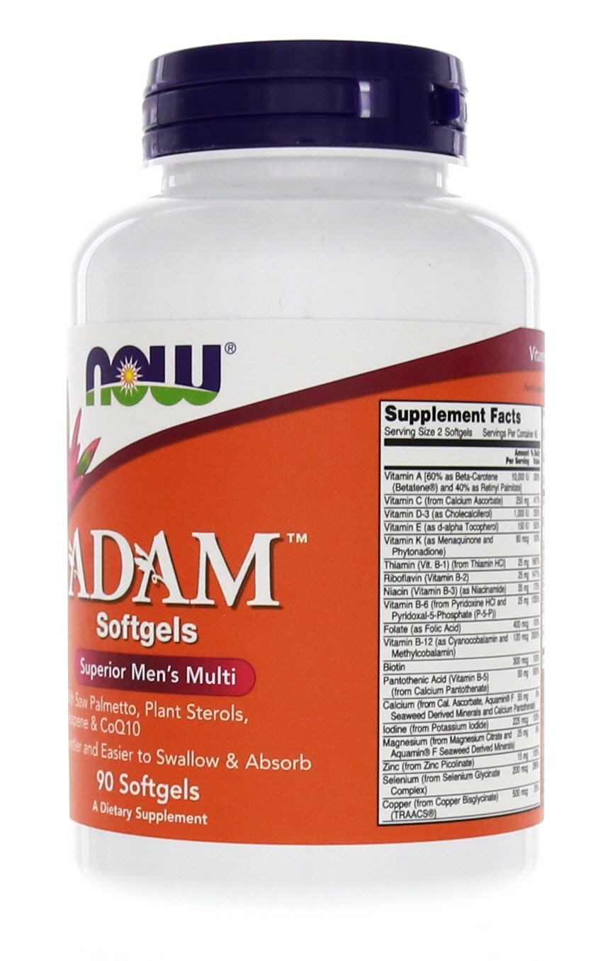 NOW Foods Multivitamins 90 Softgels packaging