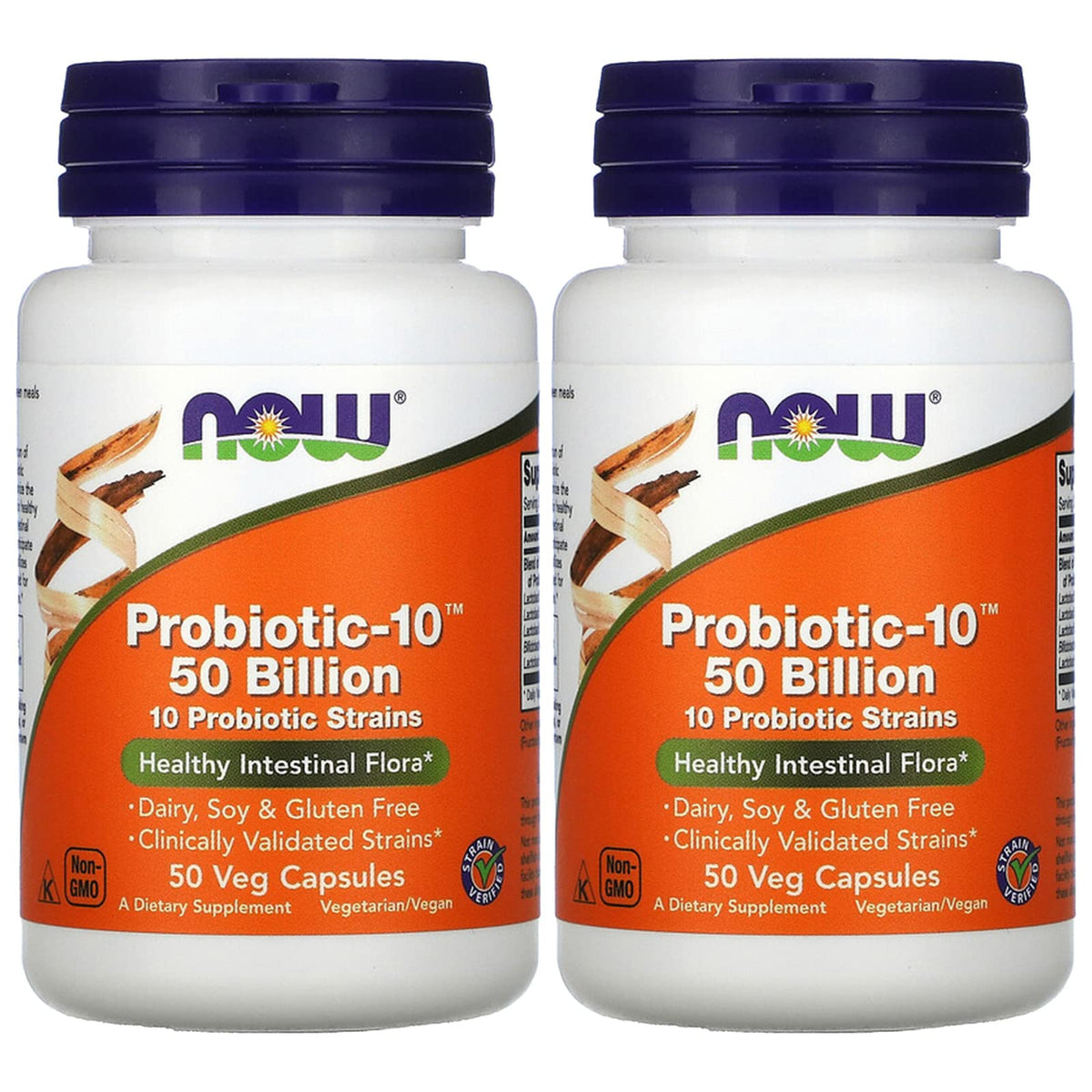 NOW Foods Multivitamins Probiotic 50 Billion front view of packaging
