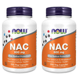 NOW Foods N-Acetyl Cysteine 600mg 100 Veg Capsules front view