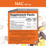 NOW Foods N-Acetyl Cysteine 600mg capsule close-up