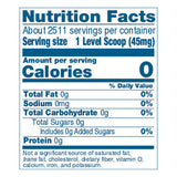 NOW Foods Organic Stevia 159g top view showing serving size