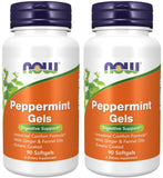 NOW Foods Peppermint Gels 150g front view