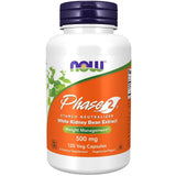 NOW Foods Phase 2 Multi-Enzyme Supplement 120 VegiCaps front view