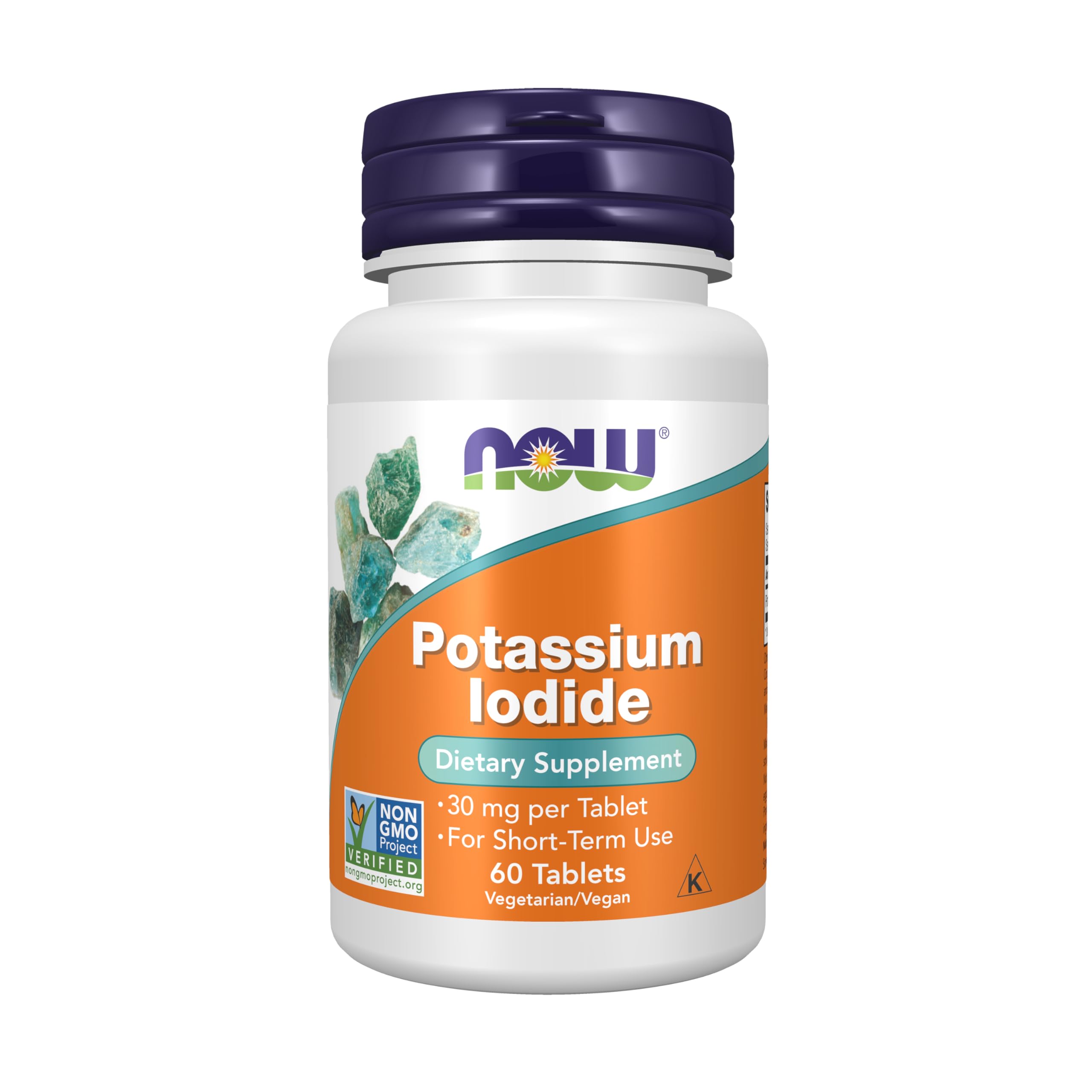 NOW Foods Potassium Iodide Supplement 90 mg front view
