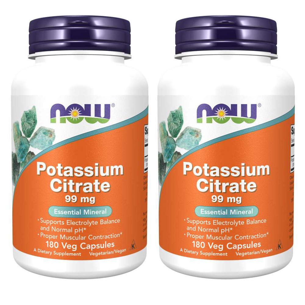 NOW Foods Potassium Supplement 136g front view