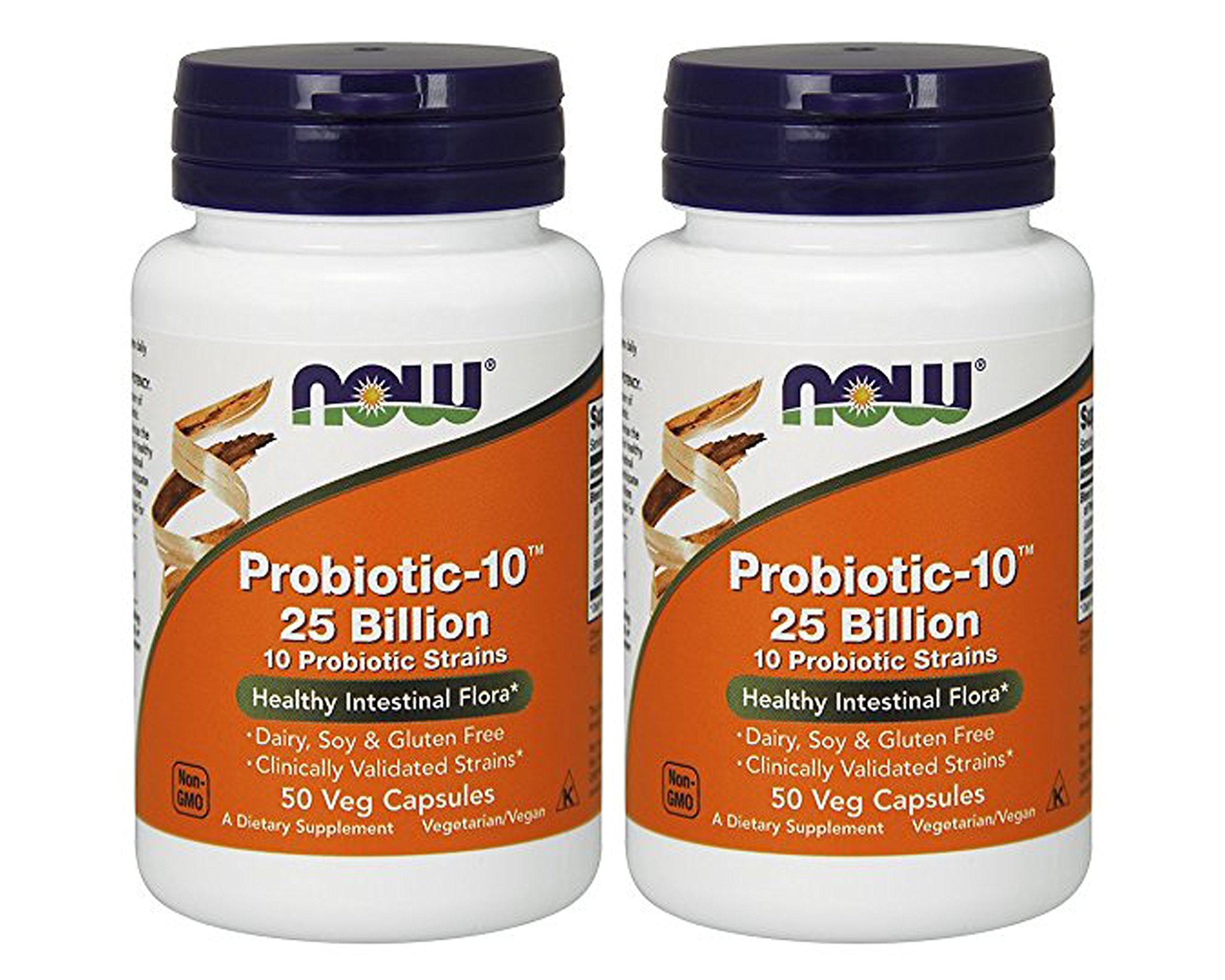 NOW Foods Probiotic-10 front view of packaging