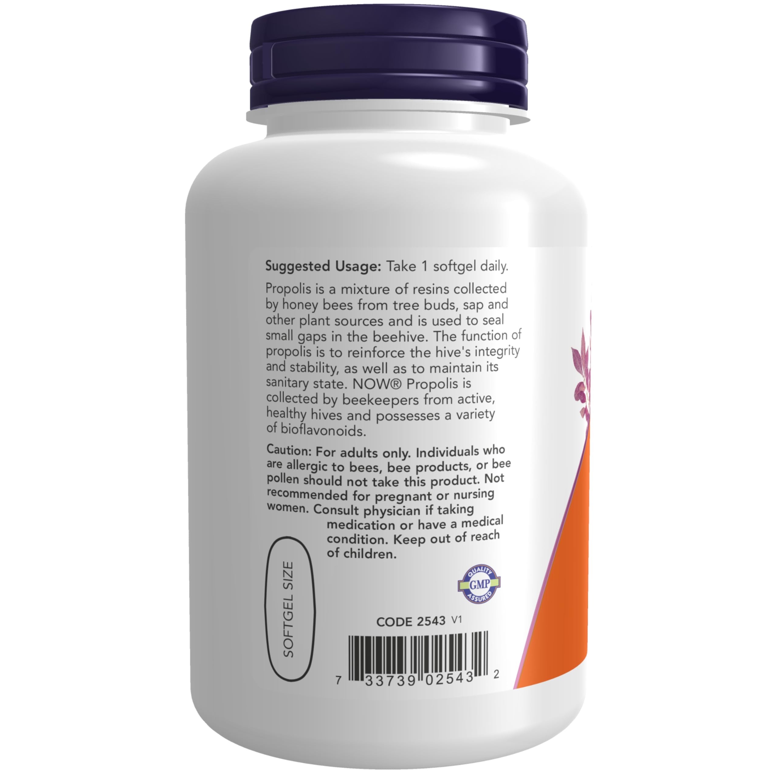 NOW Foods Propolis 5:1 Extract Softgels packaging