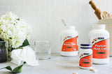 NOW Foods Psyllium Husk Capsules 386g lifestyle scene