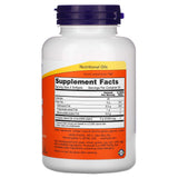 NOW Foods Pumpkin Seed Oil Softgels back view with nutritional information