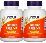 NOW Foods Pumpkin Seed Oil Softgels front view with packaging